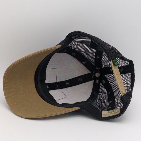 HippyTree Hat Cap Snap Back Blue Tan Mesh Trucker Patch Sustainable Mens Outdoor - Picture 9 of 12